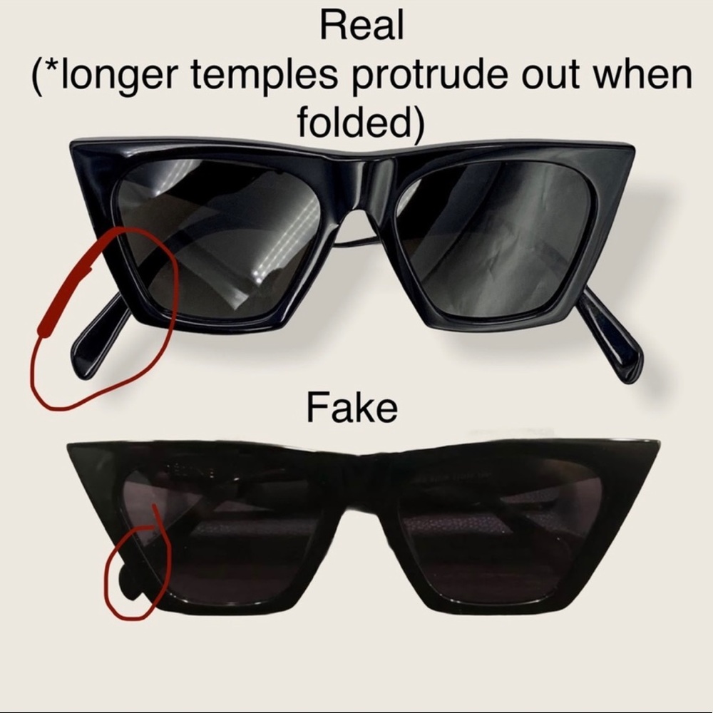 CÉLINE EDGE CL 41468/S BLACK SUNGLASSES
PHOEBE PHILO - Picture 13 of 16